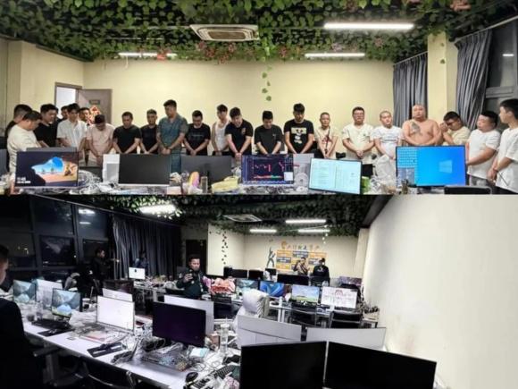 柬埔寨警方捣毁电诈团伙，抓获多名外籍嫌疑人